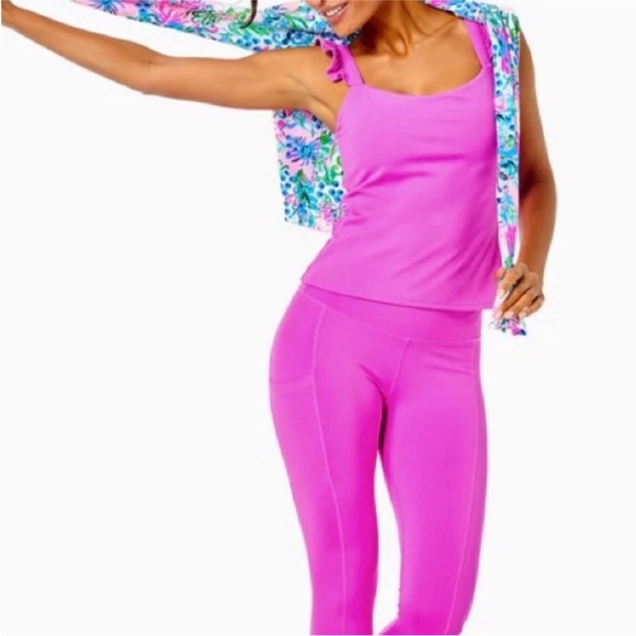 Lilly Pulitzer Maribo Bra Tank Upf 50+ in, Size XS - Picture 7 of 8